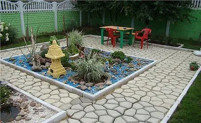 DIY каменные мостовой формы для изготовления дорожек для вашего сада бетонные садовые формы
