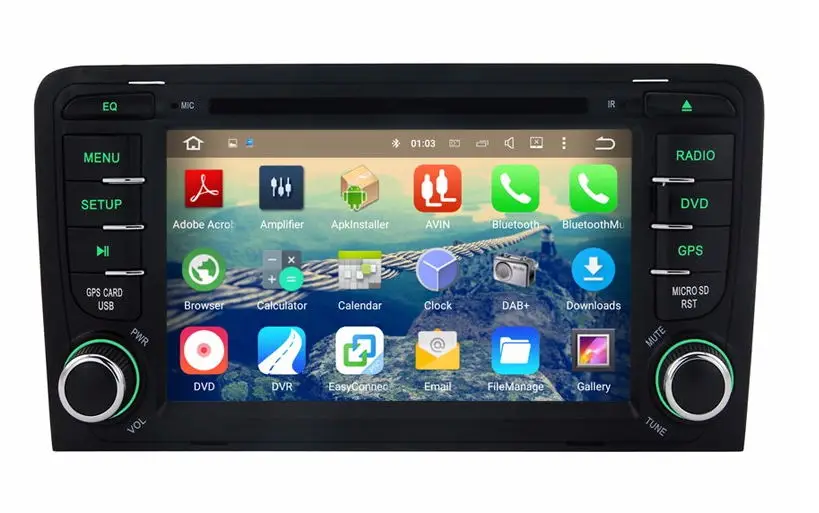 Discount Android 8.0 7.1 6.0 Car DVD Player for Audi A3 2002-2011 GPS Navigation Radio System 4G 64-BIT 2GB RAM 16GB 32G octa core 5