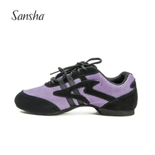 Sansha/мужские и женские туфли для танцев, джаз, Танцевальные Кроссовки для сальсы, современный танец, домашняя подошва V931M