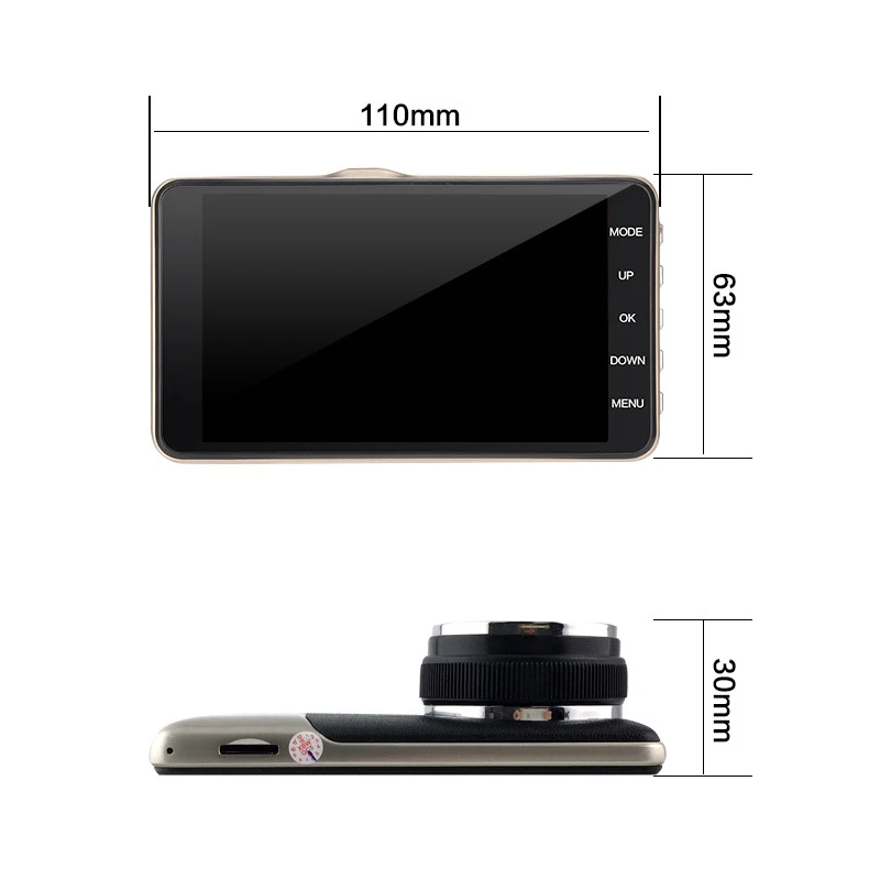 Car Dvr 4 Inch IPS Screen Car Camera FHD 1080P Dual Lens Dash Cam Car Rear View Camera Video Recorder Night Vision Registrator (7)
