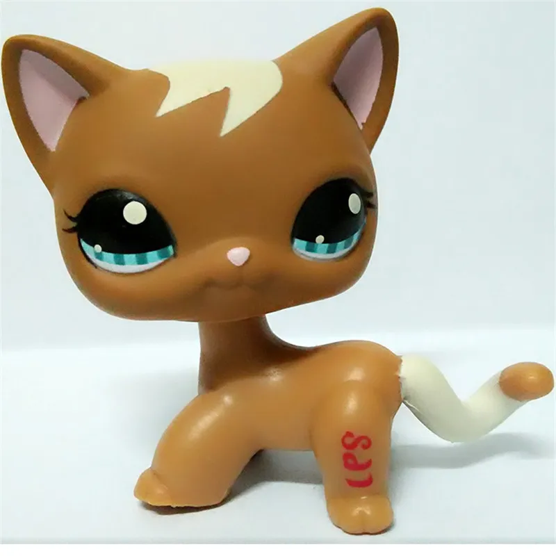 Классический милый pet shop Lps игрушка кошка большой немецкий дог ПВХ маленькая модель животного Детский милый подарок - Цвет: 42