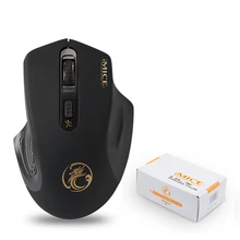 IMICE E-1800 беспроводная мышь 1600 dpi 4 кнопки эргономичный 2,4 ГГц Беспроводные Мыши для ПК настольный ноутбук с системой windows компьютер