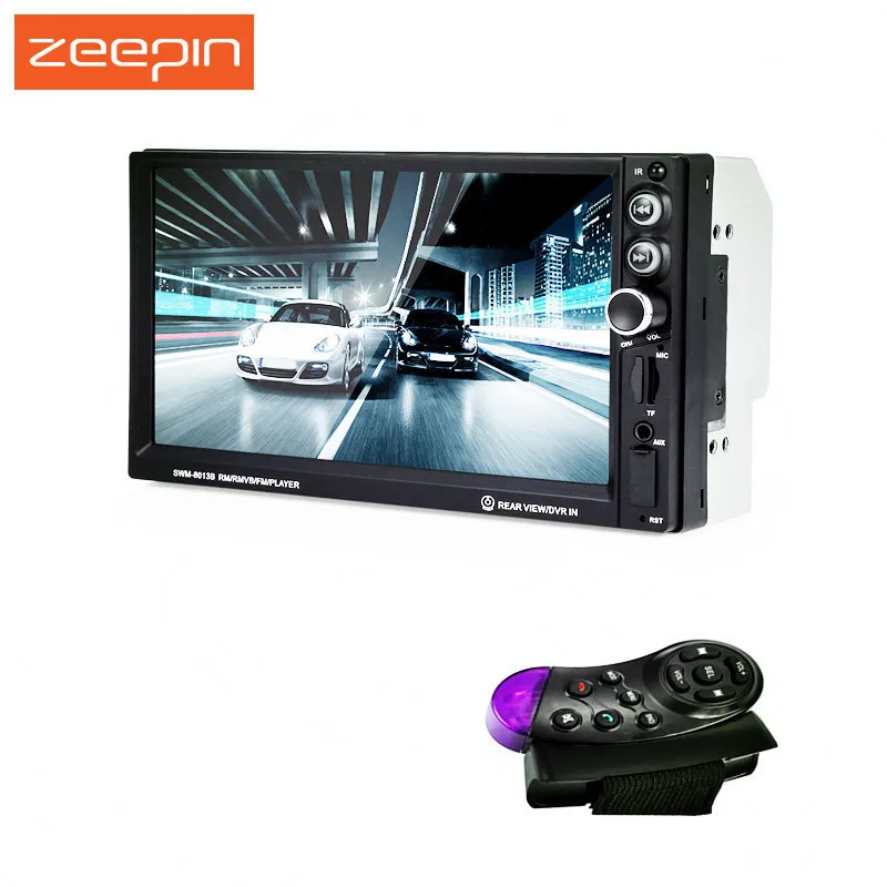 Zeepin HD сенсорный экран 2 Din Автомобильный Радио плеер мультимедийный MP5 Bluetooth TF