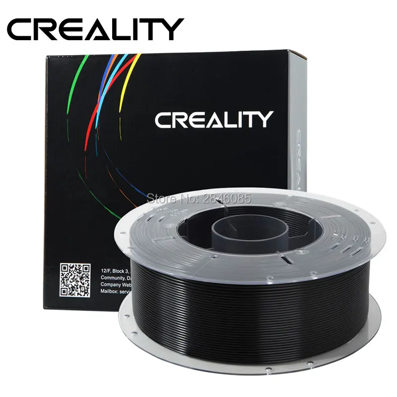 

CREALITY 3D High Quality Black Color Filament PLA 1.75mm for 3D Printing Pen and 3D Printer