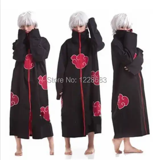 Косплей Костюм Наруто плащ Акацуки Orochimaru uchiha madara Sasuke itachi Pein одежда плащ-Пыльник - изображение