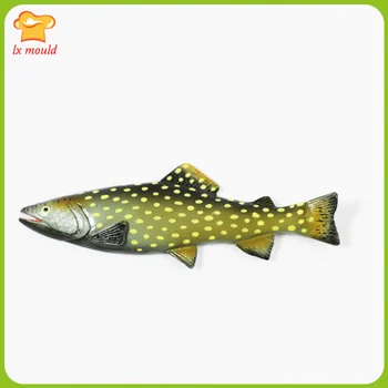 

2019 New fish silicone mold chocolate fondant mold resin clay decoration tools