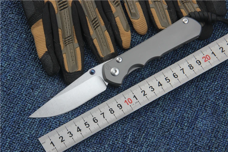 

61HRC Tactical Folding Knife CPM S35VN Steel Blade TC4 Titanium Handle Camping Hunting Outdoor Survival Pocket Knife