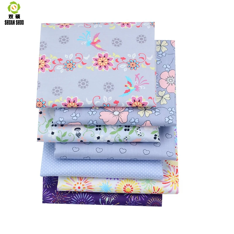 

Shuanshuo Twill Cotton Fabric Patchwork Tissue Cloth Of Handmade DIY Quilting Sewing Textile Material Half Meter 150*50cm