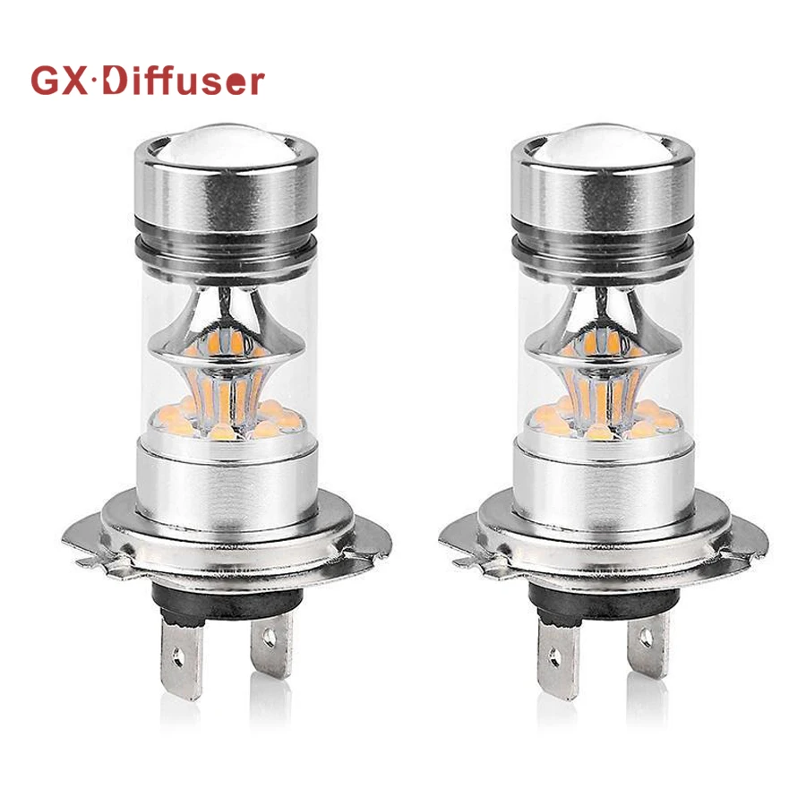 GX Diffuser Car Headlight LED Fog DRL Driving Head Light Lamp Bulbs Super Bright | Автомобили и мотоциклы