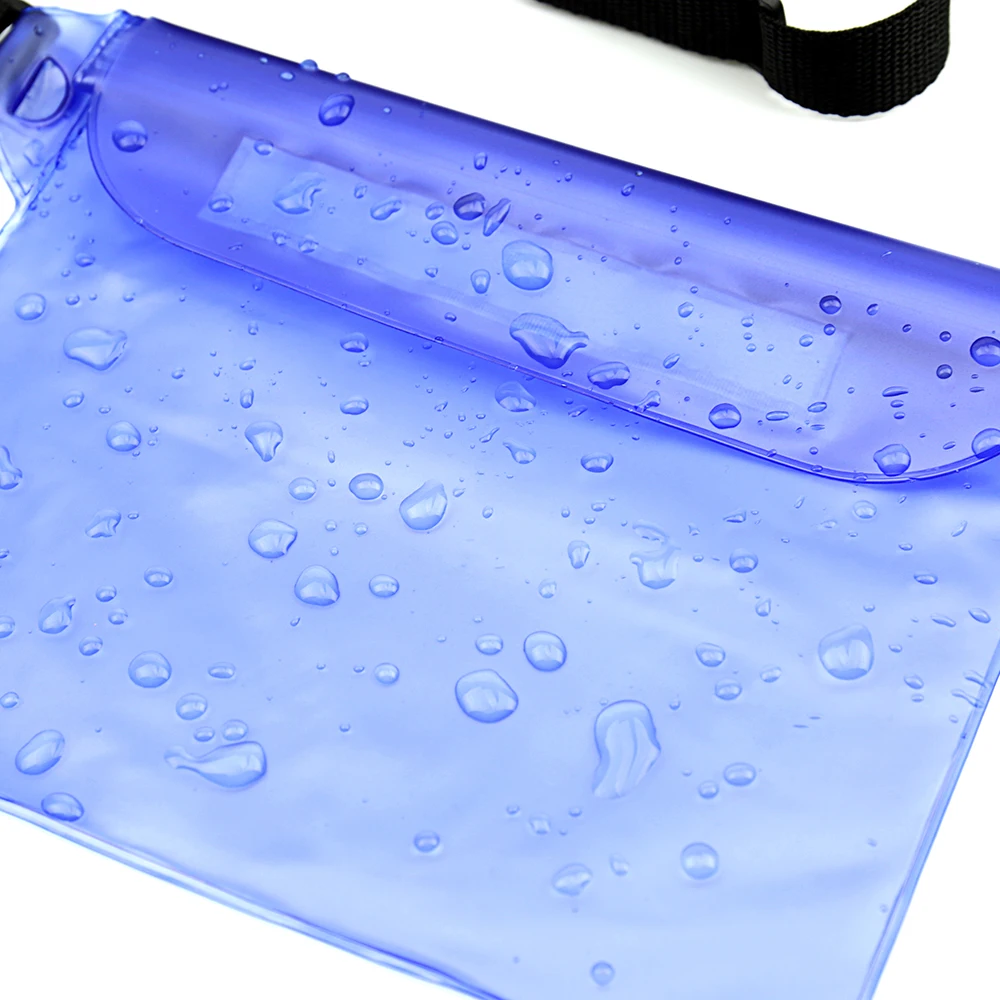 HITORHIKE Durable Waterproof Pouch Phone Bag Money Case With Waist Strap For Beach Swimming Boating Drifting Diving Rowing Boat