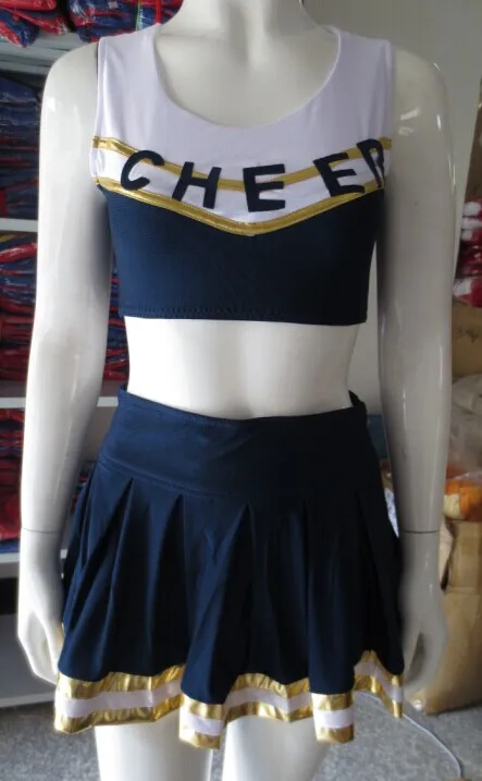 8136 navy blue cheerleader costume - 