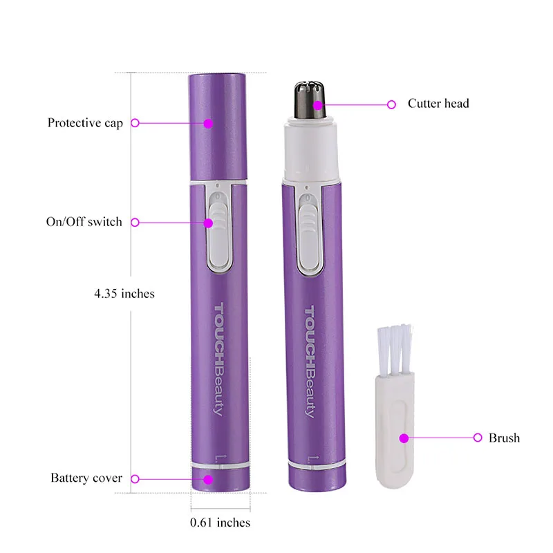 touch beauty nose hair trimmer