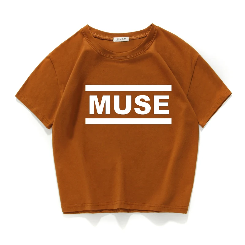 Womens Short-Sleeve Summer T-Shirts Muse The Resistance Breathable Blouses Tops
