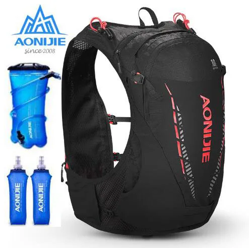 

AONIJIE Hydration Pack Backpack Rucksack Bag Vest Harness Water Bladder Running Marathon Hiking Cycling Race Backpack 10L