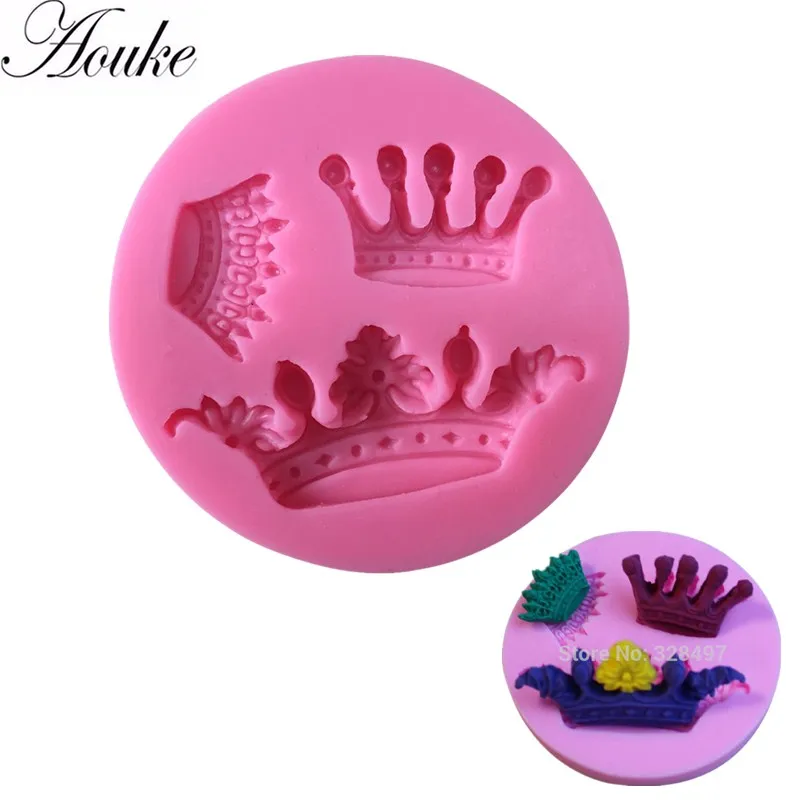

1PCS Crown Shape 3D Silicone Cake Mold, For Bakeware, Cake,Jelly,Candy Decorating C110
