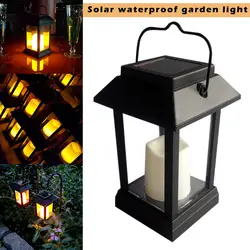 Водонепроницаемый светодиодный светильник для сада на солнечной энергии, наружное освещение, подвесной фонарь, лампа CLH @ 8