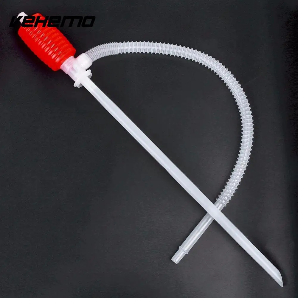 

Car Manual Hand Siphon Pump Portable Hose Transfer Pump Gas Oil Liquid Syphon High Quality Universal Car Styling Hot Sale