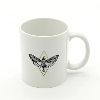 

Indian Animals Tattoo Deer Lion Owl Wolf Cool Design Geometric Kitchen Ceramic Water Cups Creative Gift Coffee Tea Milk Mugs Set