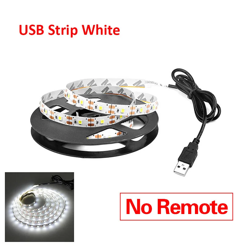 USB 5V LED Strip Light SMD 2835 Led Strip Flexible LED Light Night Lamp Home Deco for TV Background Lighting 0.5M1M 2M 3M 4M 5M