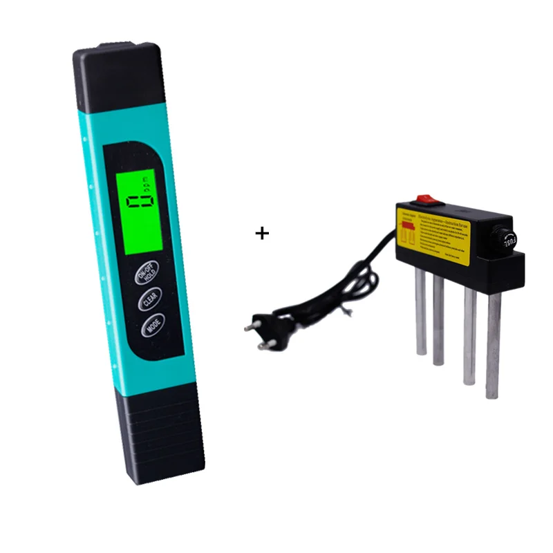 

Digital EC TDS Meter Tester with Backlight + TDS Water Electrolyzer Test Quality Purity Filter for Aquarium Hydroponic 40% off