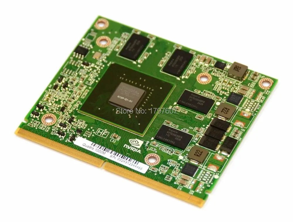 652673-001 656049-001 For HP EliteBook 8560W 8560P nVIDIA Quadro 1000M DDR3 2GB N12P-Q1-A1 Laptop Video card Fully Tested