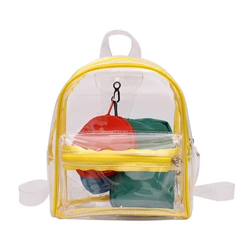 

AUAU-New Waterproof Backpack Ladies Mini Travel Pvc Shoulder Bag Summer Beach Backpack