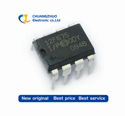 50 шт./лот PIC12F675-I/P PIC12F675 DIP8 новый оригинальный Бесплатная доставка | Электроника