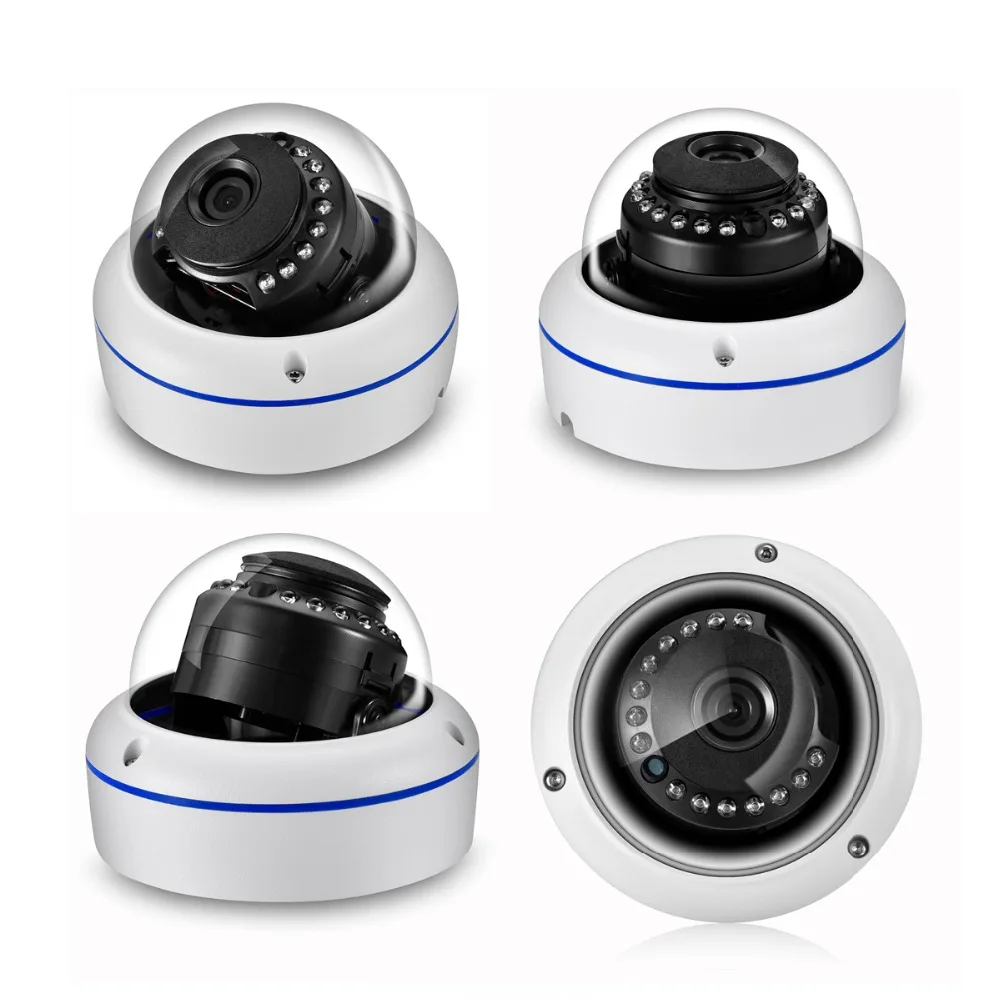 Gadinan 4K 8MP Dome Outdoor POE IP Camera Built in Microphone Audio CCTV 5MP 4MP Home Security Camera Night vision IP66 H.265 camera system