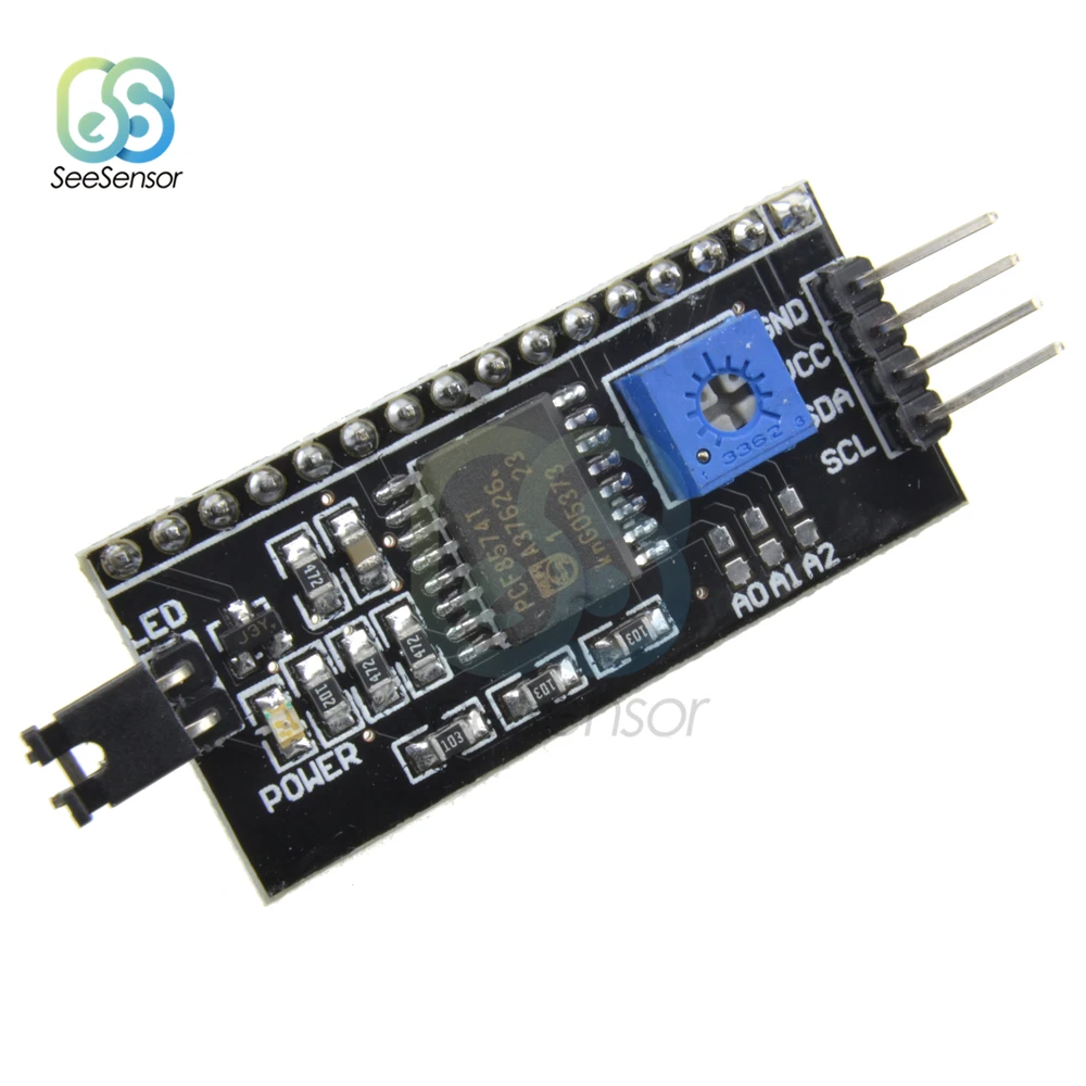 

PCF8574T PCF8574 IIC/I2C / Interface LCD 1602 2004 LCD Adapter Plate Module for Arduino