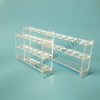 

laboratory Mirrored Test Tube Rack Acrylic Nessler Tube Rack 12 places .suit for 50ml nessler tube