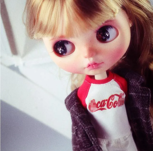 1/6 Модная Одежда для кукол 30 см цветная футболка одежда аксессуары pullip Blyth|Куклы| |