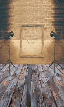 

HUAYI Concrete Wall Wooden Floor Background Art Fabric photography Background Newborn Photo Studio Prop Backdrop XT-5835