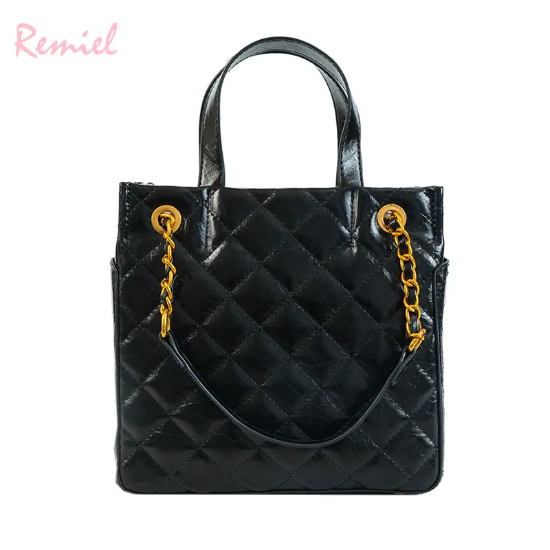 brown Sacchetto Nuovo Di Messaggero Moda Grande Elaborazione colore Rosa Progettista Catena Del Donne S Cuoio Retrò 2019 Qualità Signora Dell'unità bianco Della Borsa Grata Lusso Tote Nero Il Delle wXq8I4W