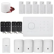 DIYSECUR APP Controlled Wireless GSM Home Burglar Intruder Alarm System, Pet Friendly PIR Detectors, RFID Cards