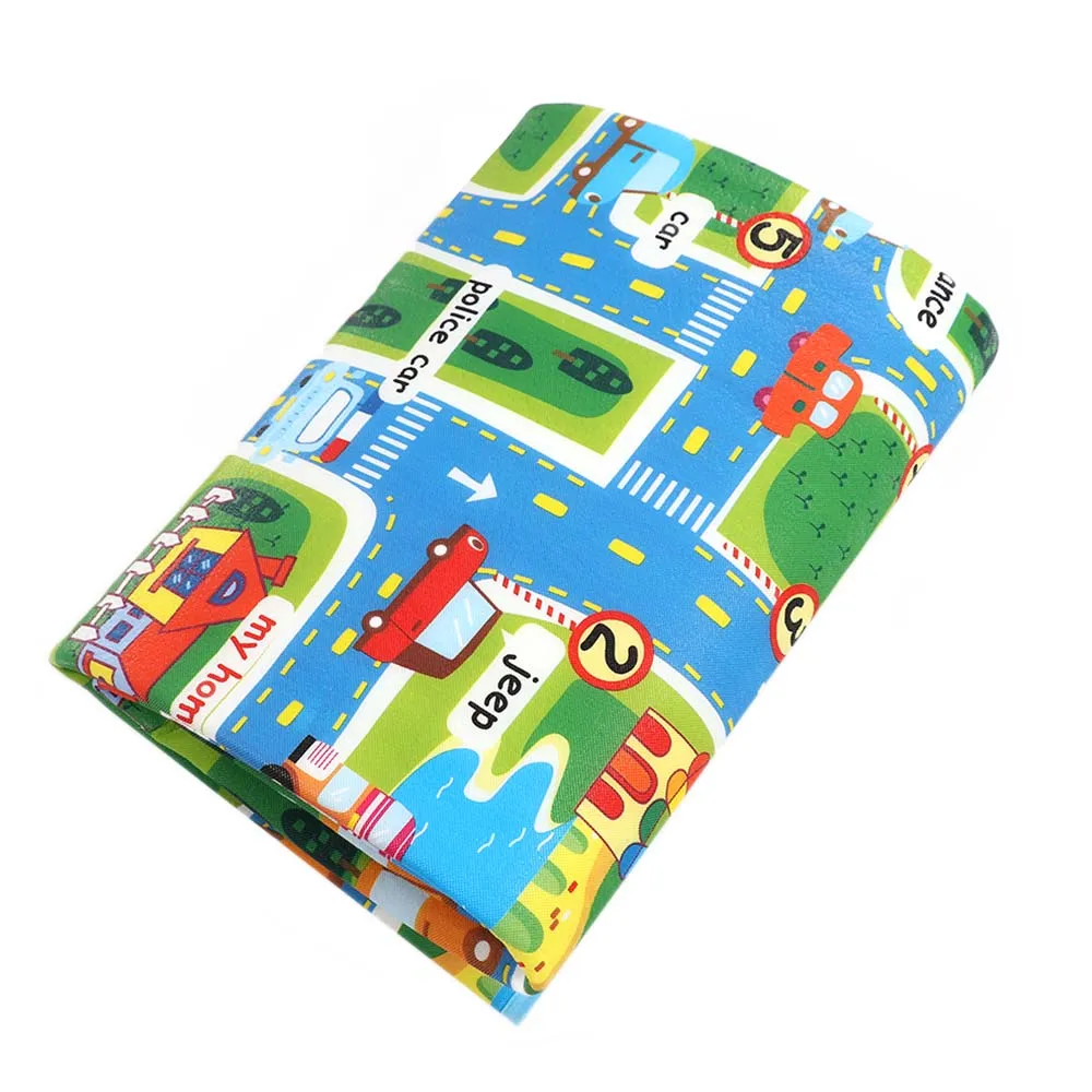 rugs puzzle mat Parking lot map Mat Roadmap Toy Map DIY Car Model Toy Climbing Mats 5