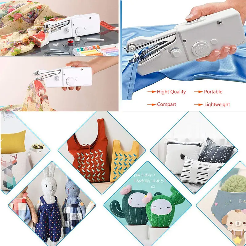 Mini Sewing Machine Fast Sewing Stitch Portable Needlework Cordless Clothes Handheld Household Electric Sewing Machine Diy Tool (11)