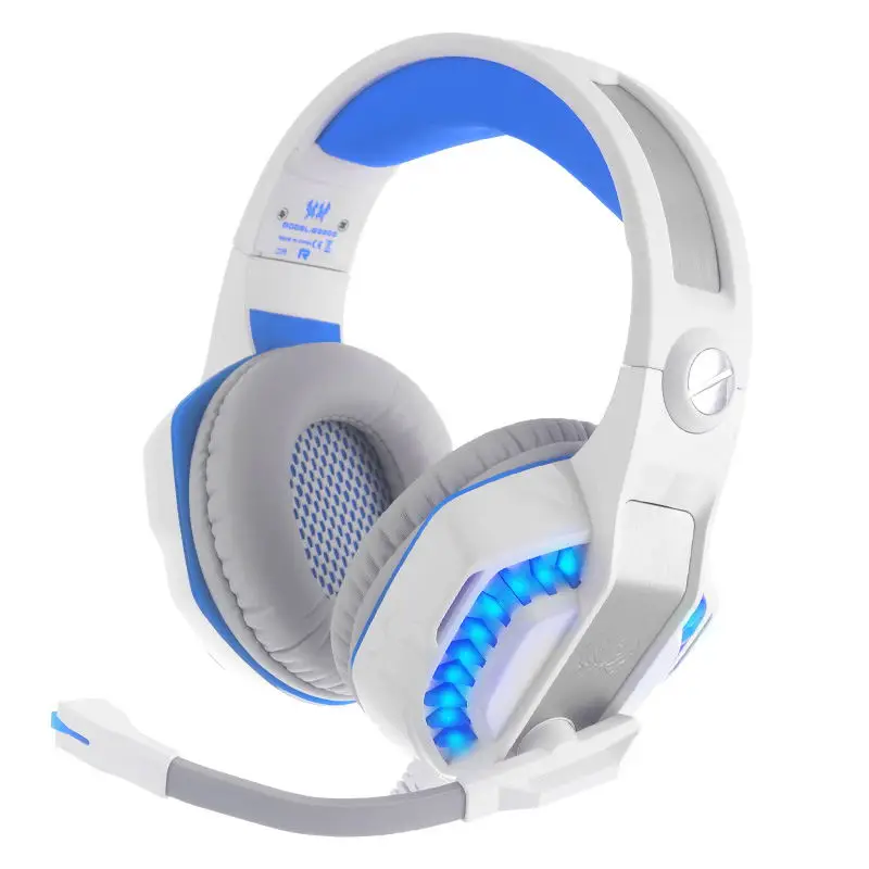 

KOTION EACH G2000 Second generation Gaming Headset, Noise Reduction Headphones with LED Lights | Soft & Comfy Ear-Pads | Y Spl