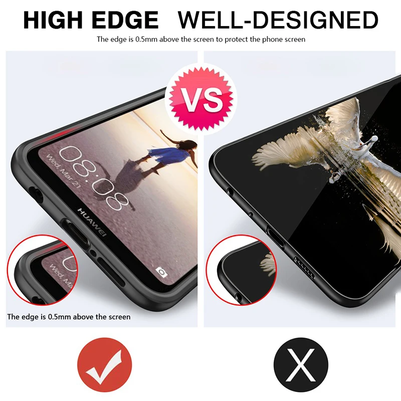 Прозрачный Магнитный чехол для телефона huawei P20 P30 mate 9 10 20 Pro Lite для Honor 7X 8X Max автомобильный Магнитный чехол с кольцом-держателем