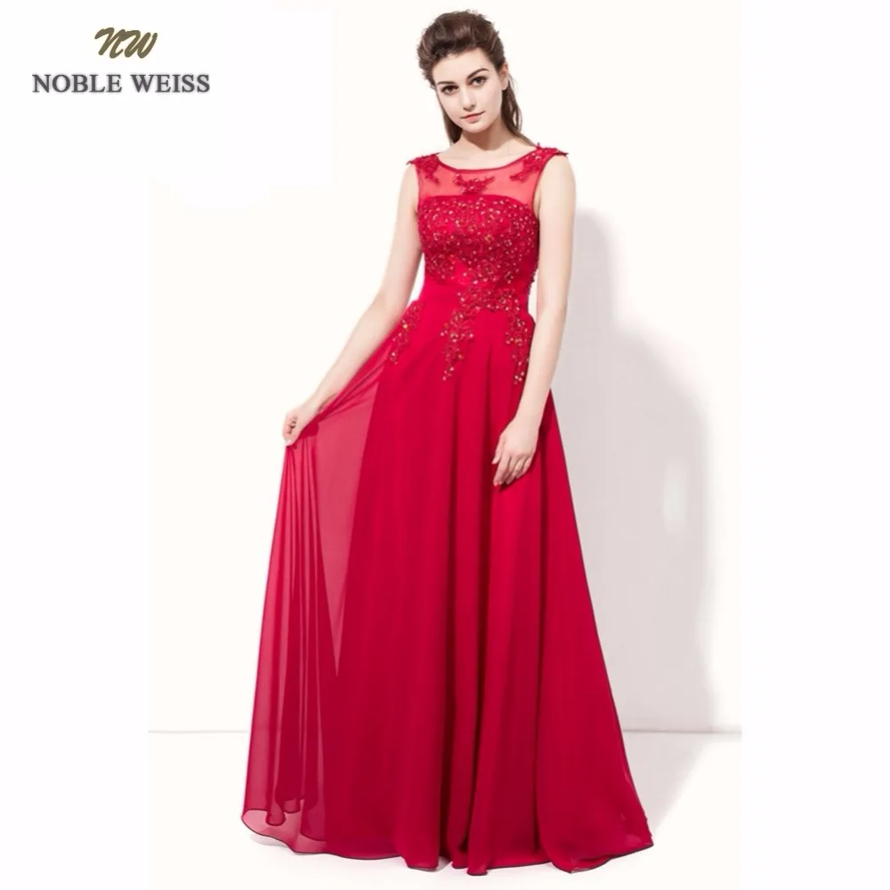 NOBLE WEISS Evening Dresses A line Appliques Beading Special Occasion