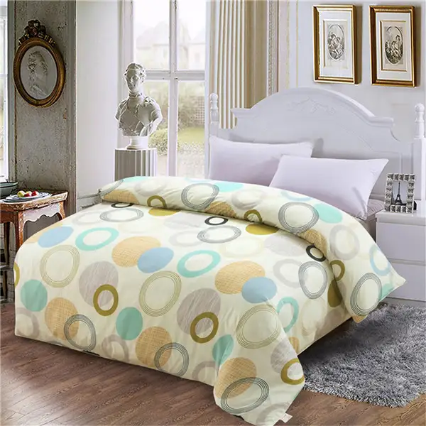 New Simple Bedding Colorful Yellow Dot Pattern Cartoon Protective