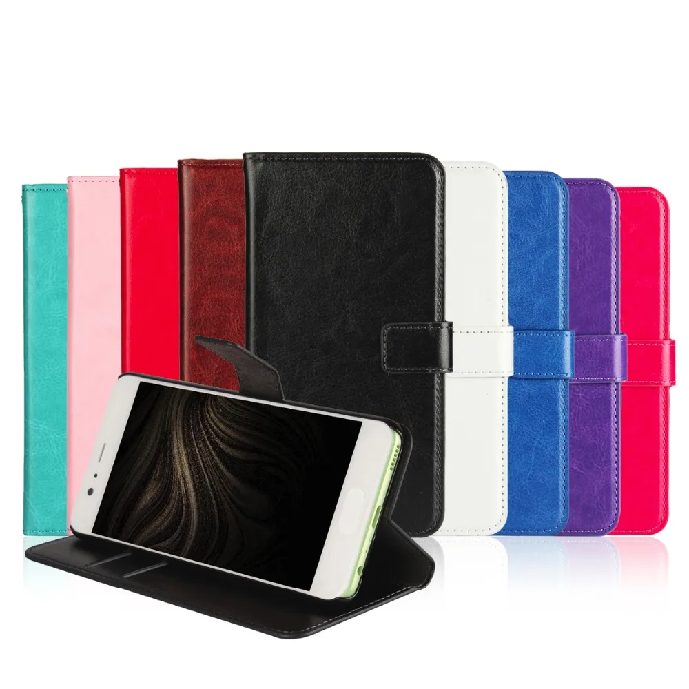 Flip Leather Phone Case For Huawei P10 Plus Wallet Cover Card Slot Holder Book Cases For