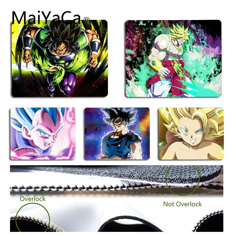 

MaiYaCa Custom Skin Dragon Ball fashion anime cool Durable Rubber Mouse Mat Pad Size for 18x22cm 25x29cm Rubber Mousemats