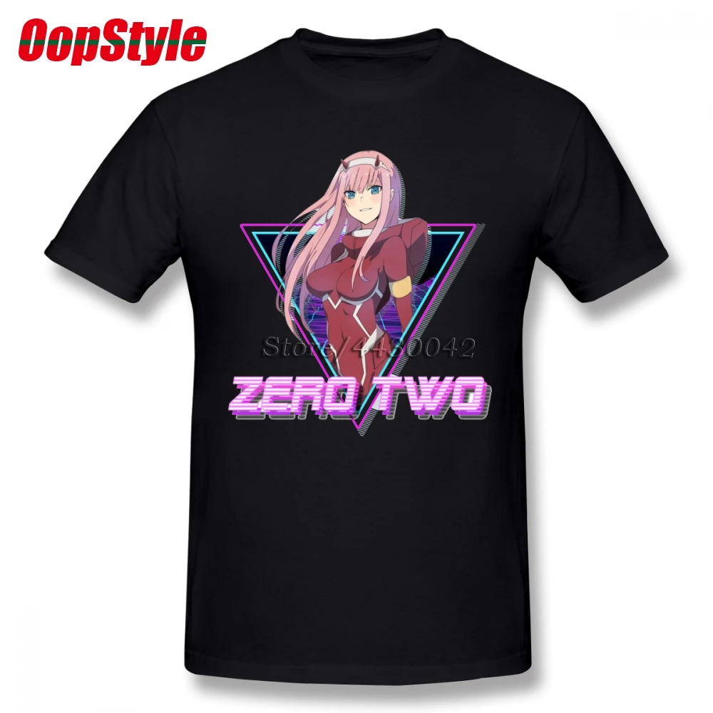 Мужская футболка Darling In The FranXX Zero Two хлопковая Футболка большого размера 4XL 5XL 6XL