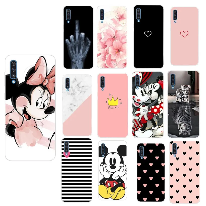 

For Samsung Galaxy A50 Case 2019 For Women Gilrs Luxury silicone Back Cover For Samsung A30 30 10 A 505 A50 Phone Cases