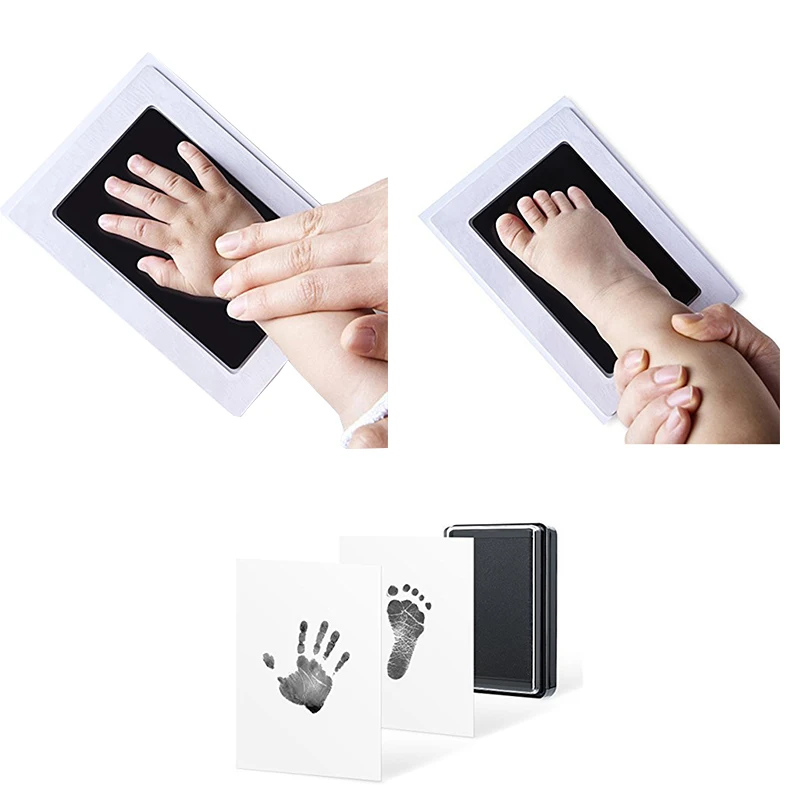 

Newborn Kids Baby Handprint Footprint Pad 1PCS Safe Clean Non-Toxic Clean Touch Ink Pad Photo Easy To Operate Toys For Children