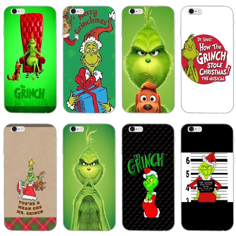 

funny green The Grinch For Xiaomi Mi 8 SE Pro 6 6X A1 A2 Lite 5 5s 5x note mix max 2 2s 3 case Soft phone cover
