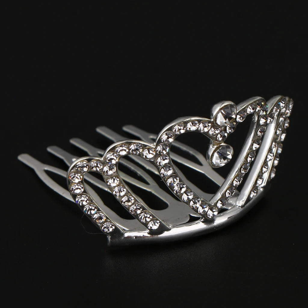 Mini Rhinestone Tiara Flower Girl Wedding Birthday Princess Crown 