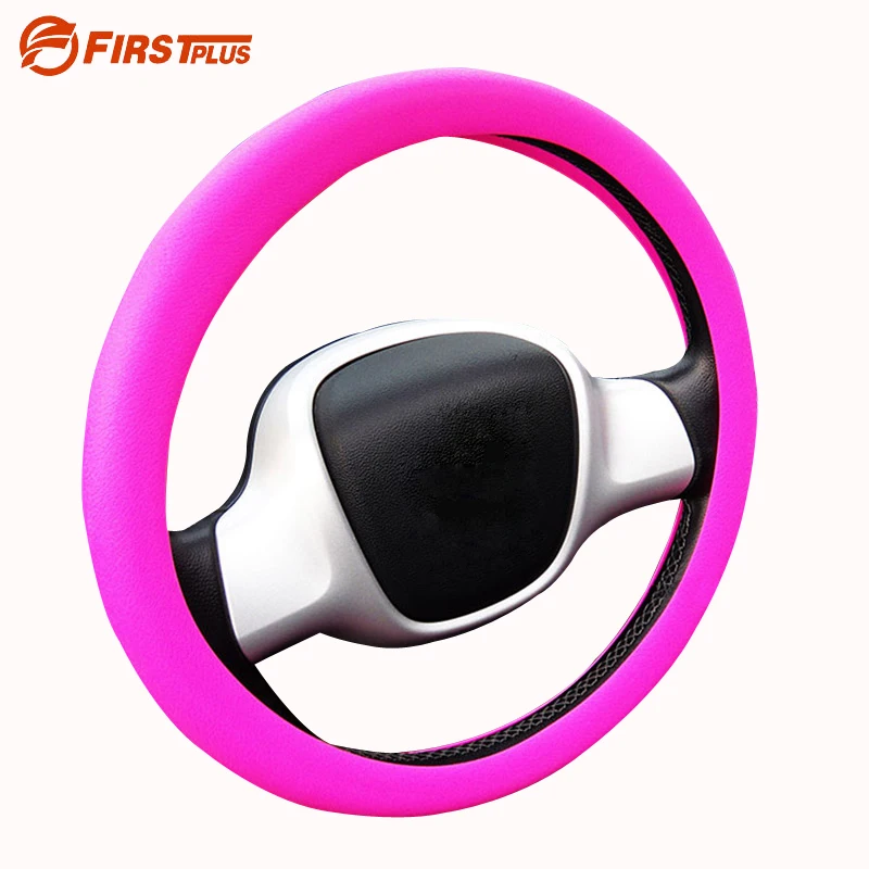 

33-38cm Environmental Silicone "Assit Effect" Auto Car Steering Wheel Covers For BMW Mini Smart 10colors