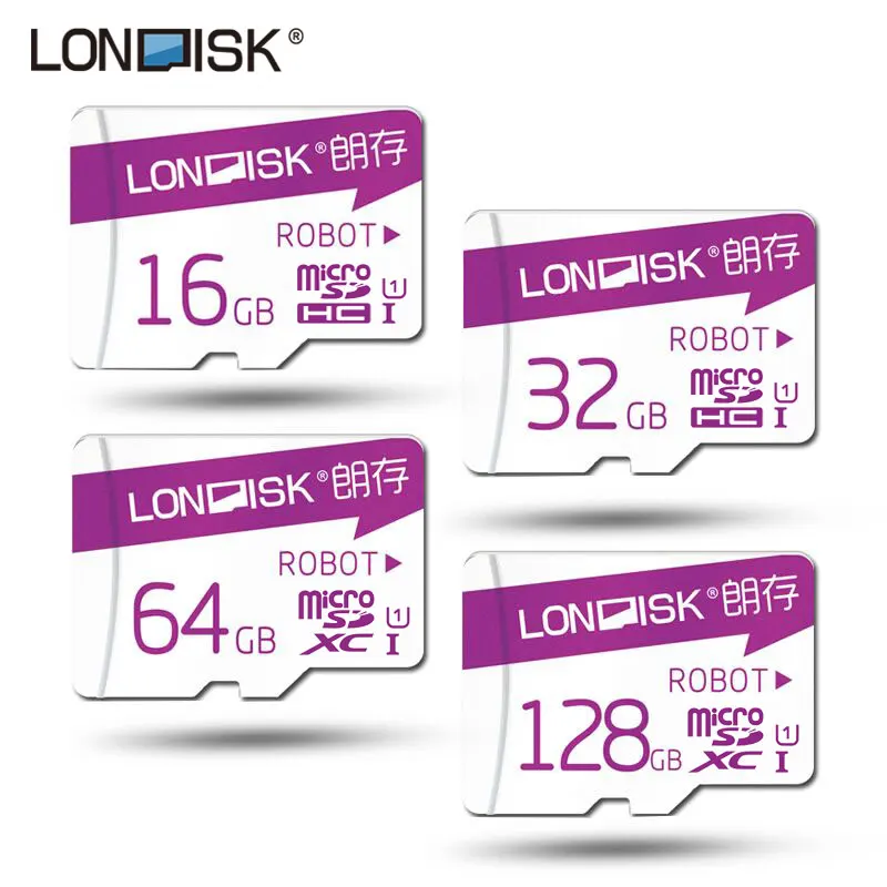 Londisk Robot Series робот серия Micro SD карта 16 Гб 32 Гб 64 Гб128 Гб класс 10 UHS-1 настоящая емкость 200 Гб U3 флэш карта памяти для телефона камеры