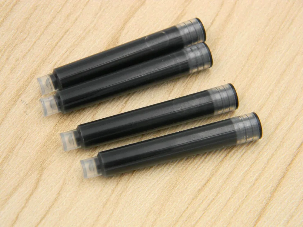 

10pc BLACK Fountain Pen Ink refill Converter Pump 3.4mm